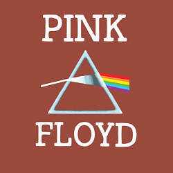 Свитшот хлопковый мужской PINK FLOYD - ПИНК ФЛОЙД ЛОГОТИП, цвет: кирпичный — фото 2