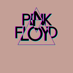 Свитшот хлопковый мужской PINK FLOYD ПИНК ФЛОЙД ГЛИТЧ, цвет: пыльно-розовый — фото 2