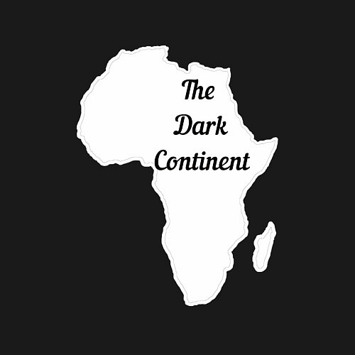 Мужской свитшот The Dark Continent Африка / Черный – фото 3