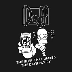 Свитшот хлопковый мужской DUFF, SIMPSONS, Симпсоны, цвет: черный — фото 2