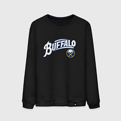 Свитшот хлопковый мужской Баффало Сейберз , Buffalo Sabres, цвет: черный
