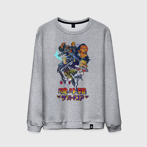 Мужской свитшот Hard corps / Меланж – фото 1