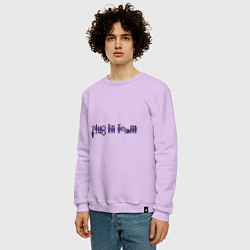 Свитшот хлопковый мужской Plug in team Purple by Apkx, цвет: лаванда — фото 2