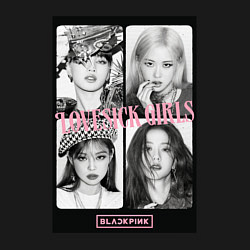 Свитшот хлопковый мужской Blackpink K-pop, цвет: черный — фото 2