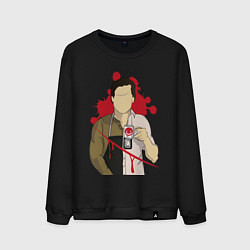 Свитшот хлопковый мужской Dexter Art, цвет: черный