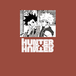 Свитшот хлопковый мужской Hunter x Hunter Killua Gon, цвет: кирпичный — фото 2