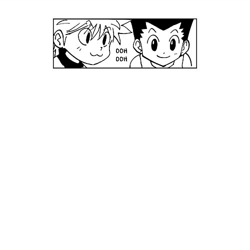 Мужской свитшот Киллуа Золдик и Гон / Белый – фото 3