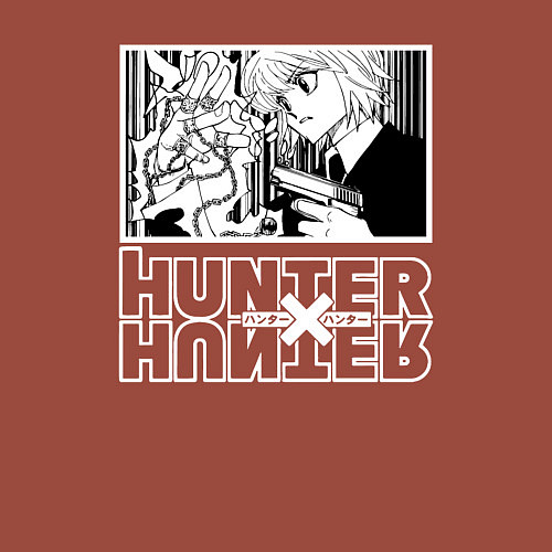 Мужской свитшот Hunter x Hunter Kurapika / Кирпичный – фото 3