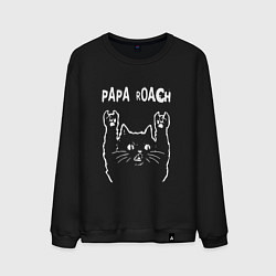 Мужской свитшот Papa Roach Рок кот