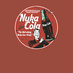 Свитшот хлопковый мужской Nuka Cola Ice Cold Retro, цвет: кирпичный — фото 2