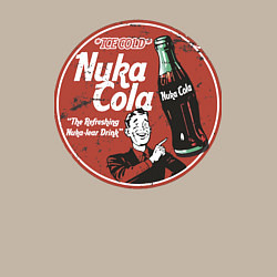 Свитшот хлопковый мужской Nuka Cola Ice Cold Retro, цвет: миндальный — фото 2