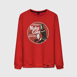 Свитшот хлопковый мужской Nuka Cola Ice Cold Retro, цвет: красный