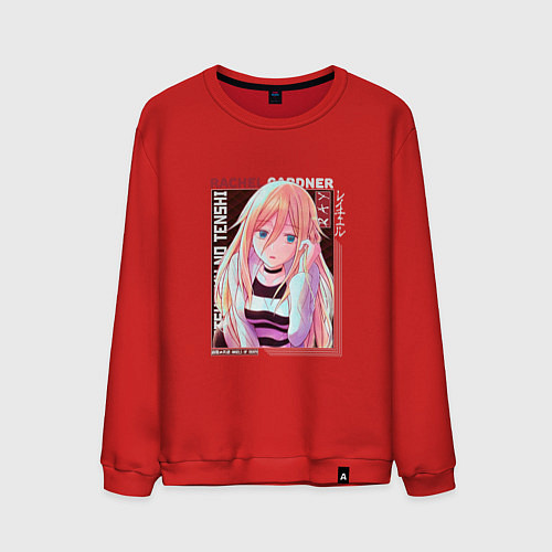 Мужской свитшот Ангел кровопролития Satsuriku no Tenshi, Рэйчел Га / Красный – фото 1