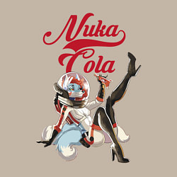 Свитшот хлопковый мужской Fallout Nuka Cola Furry Poster, цвет: миндальный — фото 2