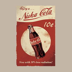 Свитшот хлопковый мужской Fallout Nuka Cola Poster Pop art, цвет: миндальный — фото 2