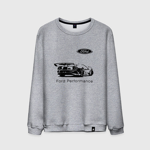 Мужской свитшот Ford Performance Racing team / Меланж – фото 1