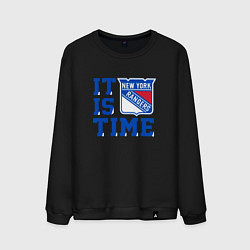 Мужской свитшот It is New York Rangers Time Нью Йорк Рейнджерс