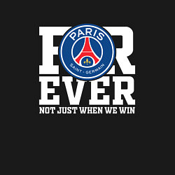 Свитшот хлопковый мужской PSG FOREVER NOT JUST WHEN WE WIN ПСЖ, цвет: черный — фото 2