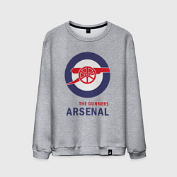 Свитшот хлопковый мужской Arsenal The Gunners, цвет: меланж