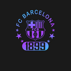 Свитшот хлопковый мужской FC Barcelona Fade Logo 2022, цвет: черный — фото 2