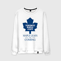 Мужской свитшот Toronto Maple Leafs are coming Торонто Мейпл Лифс