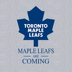 Свитшот хлопковый мужской Toronto Maple Leafs are coming Торонто Мейпл Лифс, цвет: меланж — фото 2