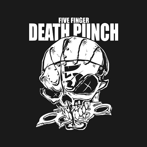 Мужской свитшот Five Finger Death Punch Groove metal / Черный – фото 3