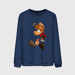 Свитшот хлопковый мужской Rayman Рэйман Legends, цвет: тёмно-синий