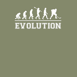 Свитшот хлопковый мужской HOCKEY EVOLUTION ХОККЕЙ ЭВОЛЮЦИЯ, цвет: авокадо — фото 2