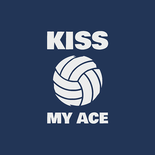 Мужской свитшот Kiss - My Ace / Тёмно-синий – фото 3