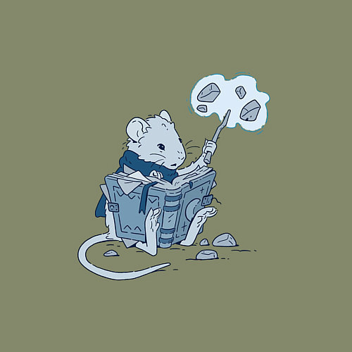 Мужской свитшот Обучение маленького мага / Авокадо – фото 3