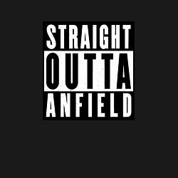 Свитшот хлопковый мужской Liverpool Straight Outta Anfield Ливерпуль, цвет: черный — фото 2