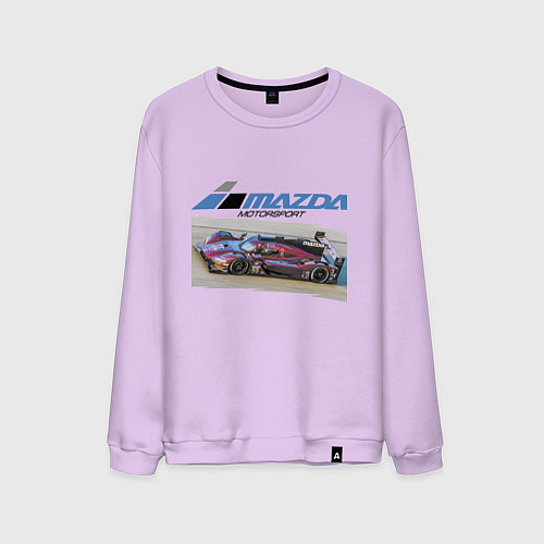 Мужской свитшот Mazda Motorsport Racing team! / Лаванда – фото 1