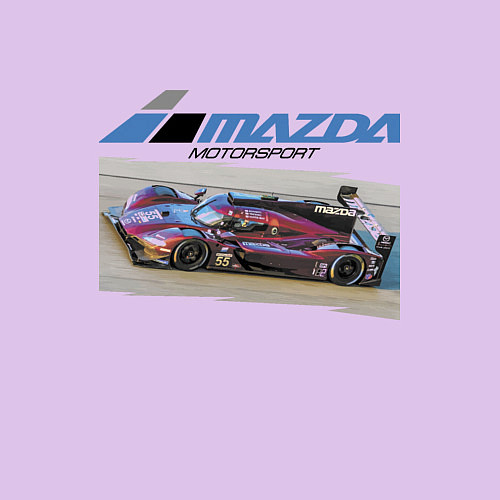 Мужской свитшот Mazda Motorsport Racing team! / Лаванда – фото 3