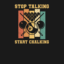 Свитшот хлопковый мужской Хватит болтать, начинай натирать, цвет: черный — фото 2