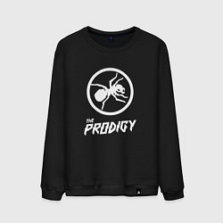Свитшот хлопковый мужской Prodigy логотип, цвет: черный