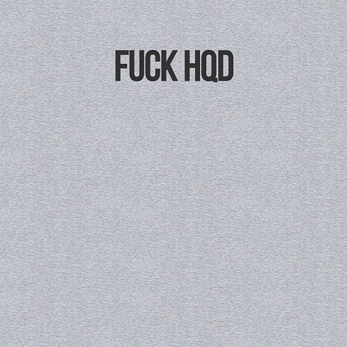 Мужской свитшот FUCK HQD WHITE / Меланж – фото 3