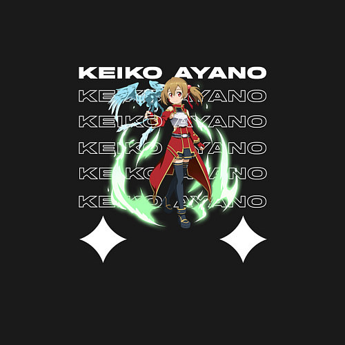 Мужской свитшот Кэйко Аяно / Черный – фото 3