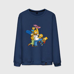 Мужской свитшот Simpsons donuts