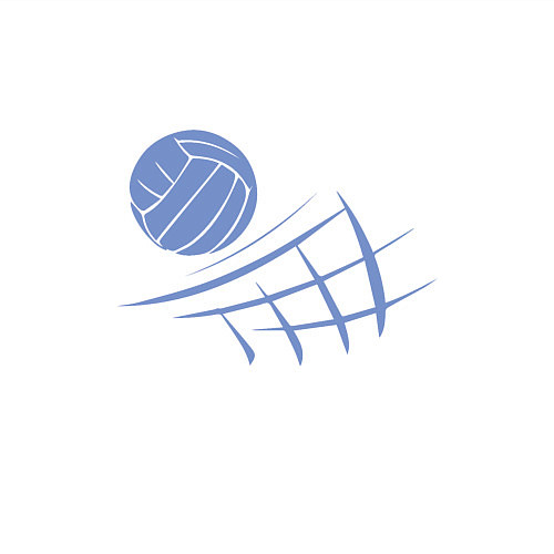 Мужской свитшот Volleyball Block / Белый – фото 3