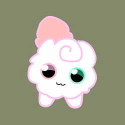 Свитшот хлопковый мужской Toca Kitchen котик, цвет: авокадо — фото 2