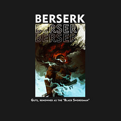 Свитшот хлопковый мужской Evil Berserk, цвет: черный — фото 2