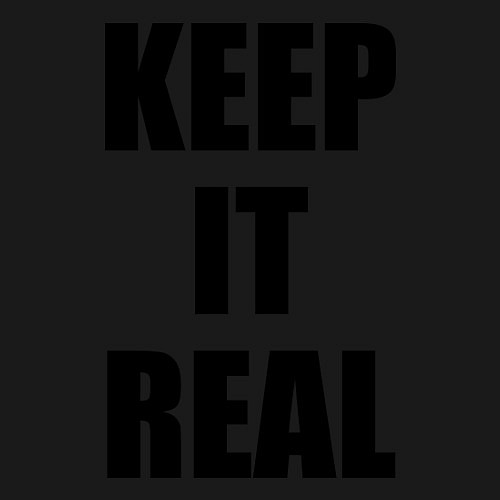 Мужской свитшот Keep it real / Черный – фото 3