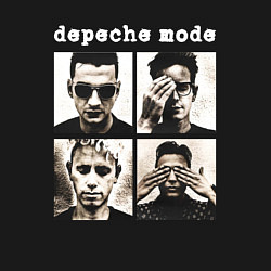 Свитшот хлопковый мужской DEPECHE MODE ДЕПЕШ МОД, цвет: черный — фото 2