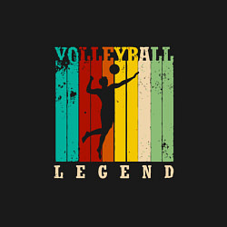 Свитшот хлопковый мужской Volleyball Color, цвет: черный — фото 2