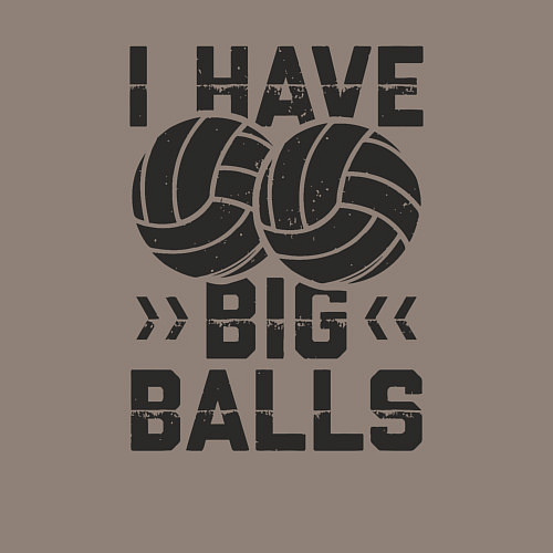 Мужской свитшот Big Balls / Утренний латте – фото 3