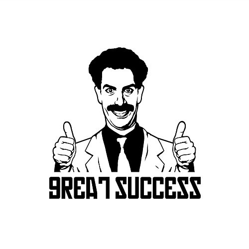 Мужской свитшот Real success / Белый – фото 3