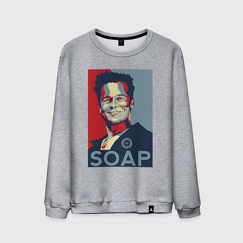 Мужской свитшот Soаp club / Меланж – фото 1