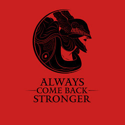 Свитшот хлопковый мужской Elden Ring - Always come back stronger, цвет: красный — фото 2