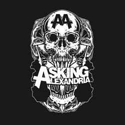 Свитшот хлопковый мужской Asking alexandria с просьбой Александрия, цвет: черный — фото 2